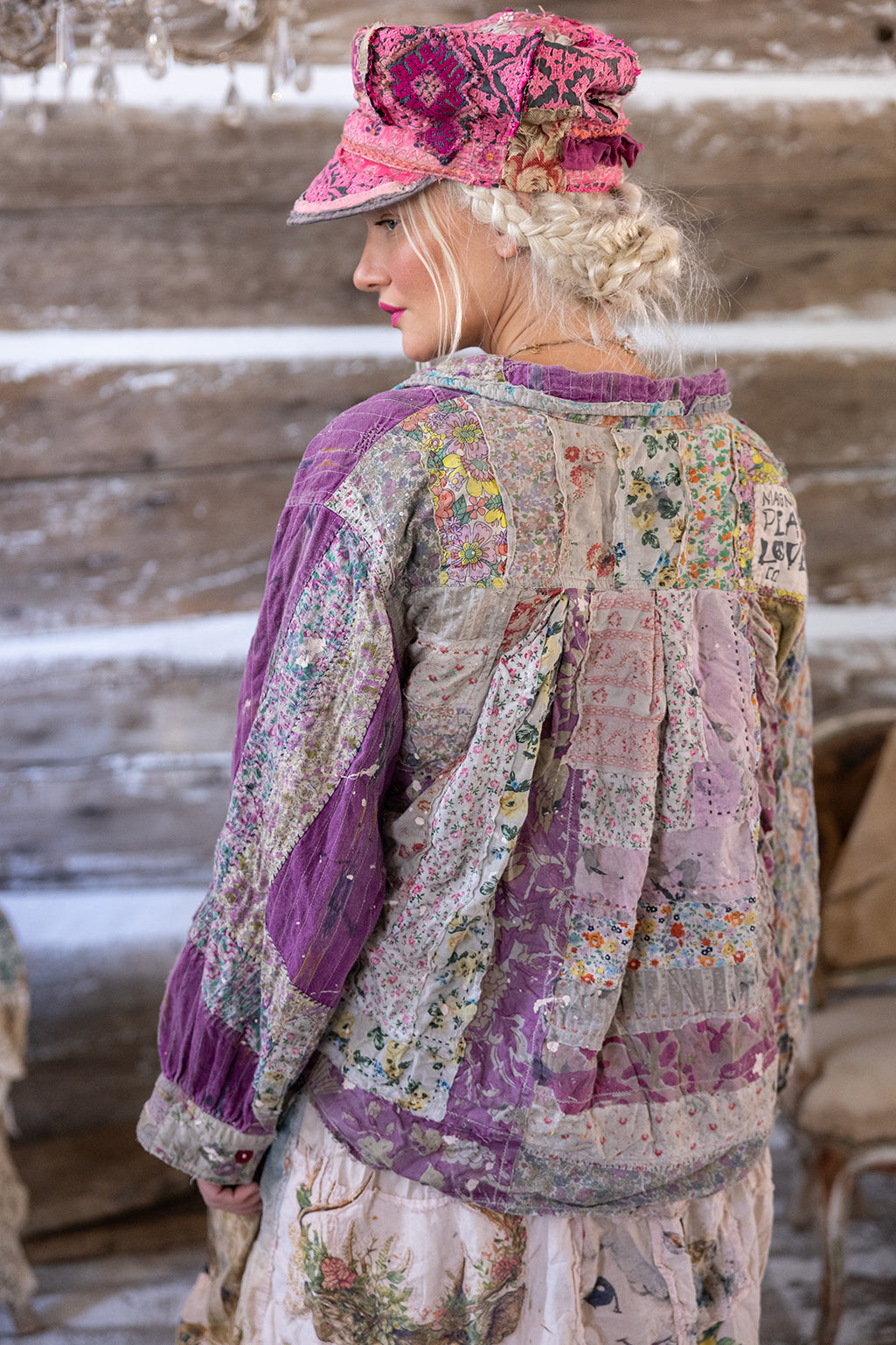 Magnolia Pearl Patchwork Baishan Layering Overshirt 1693 - Gueliz