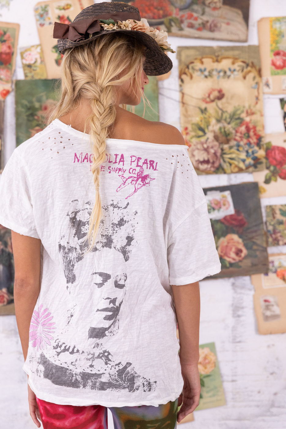 Magnolia Pearl Flight Flowers Frida Tee 2131 - True