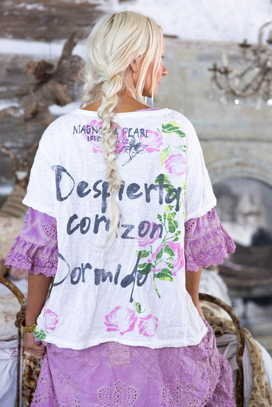 Magnolia Pearl Frida Corazón Llameante Tee 2138 - True