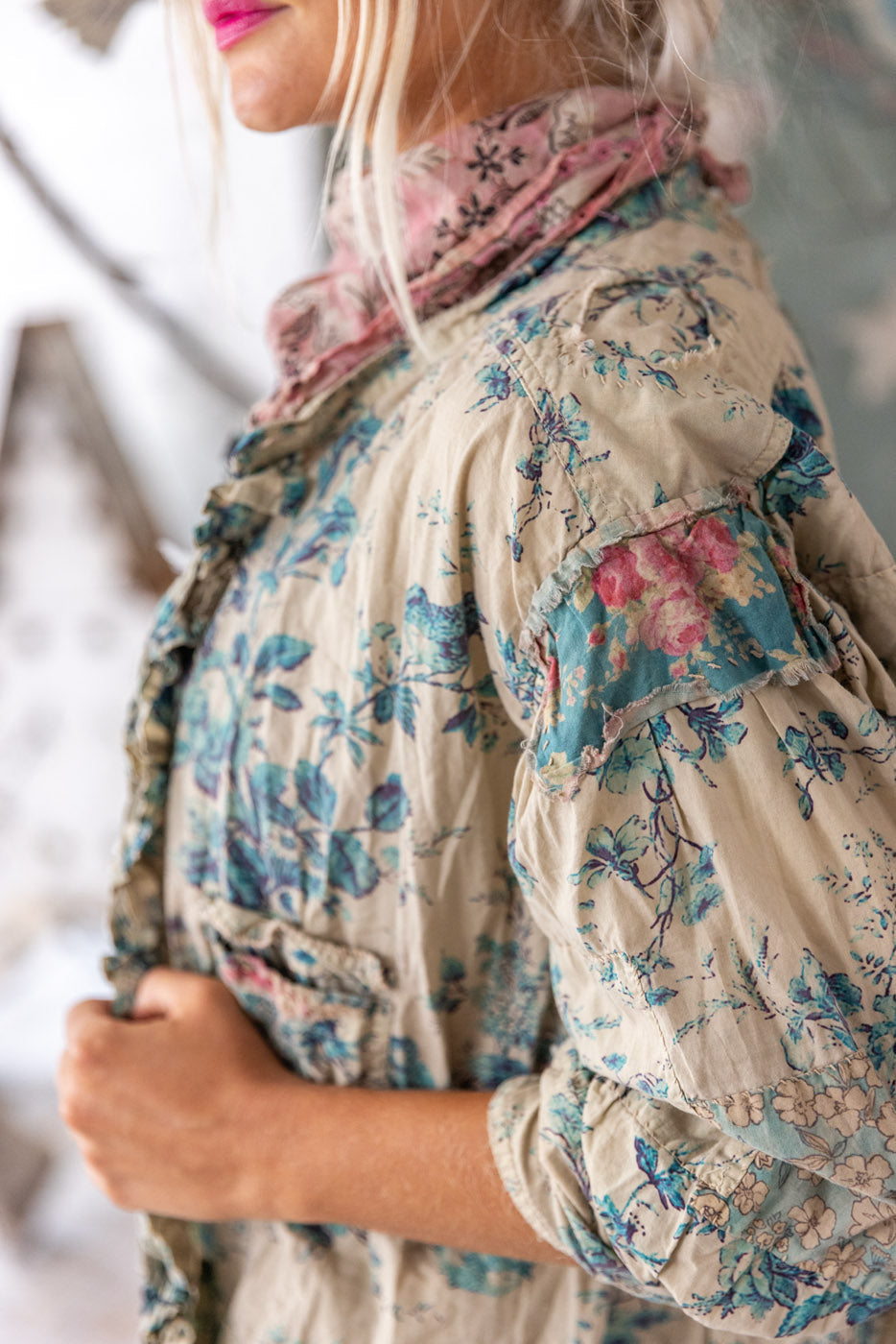 Magnolia Pearl Idgy Ruffle Shirt 2161 - Hope