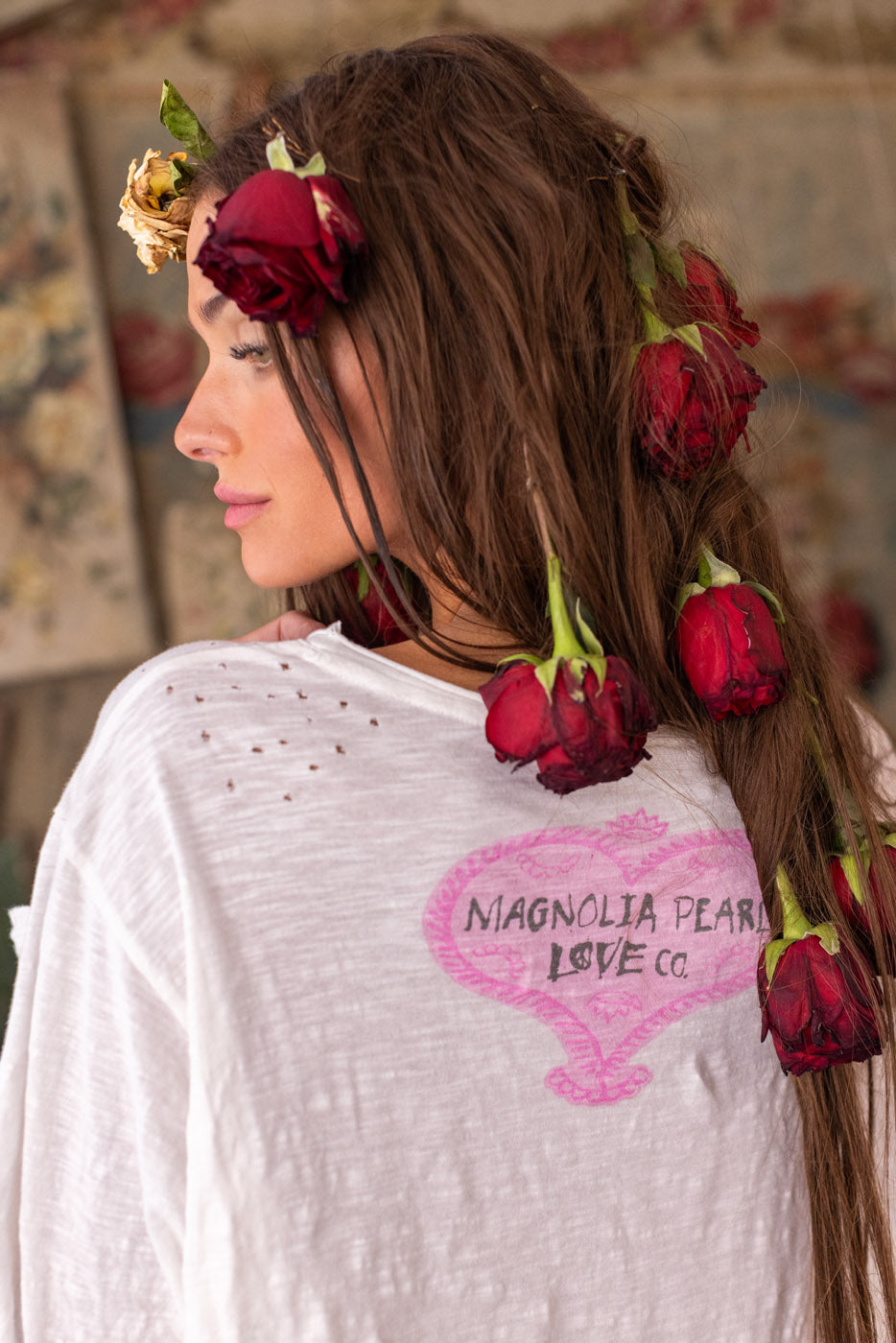 Magnolia Pearl Flor De La Pasión Viggo Tee 2238 - True