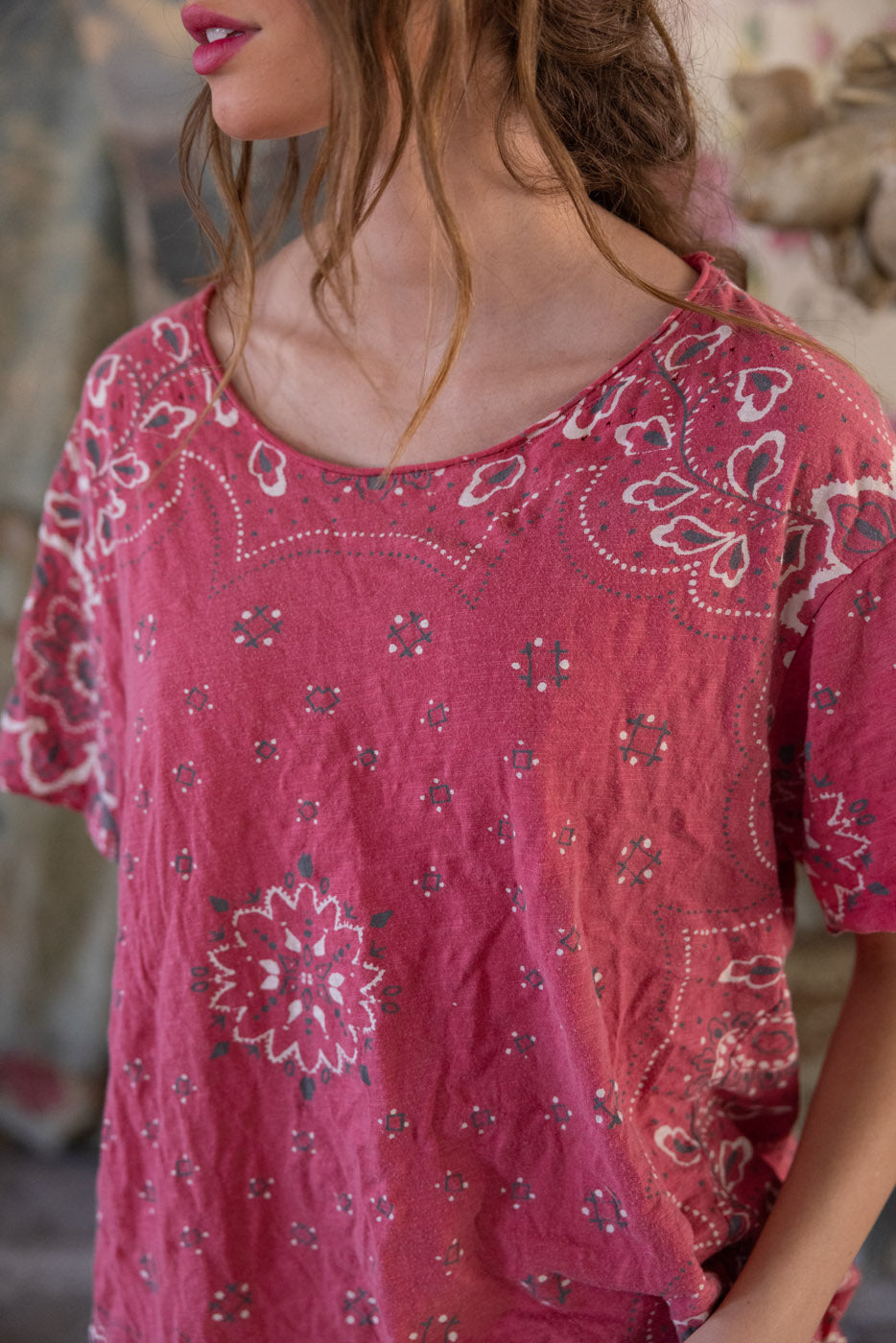 Magnolia Pearl Handkerchief Tee 2284 - Ranch Hand
