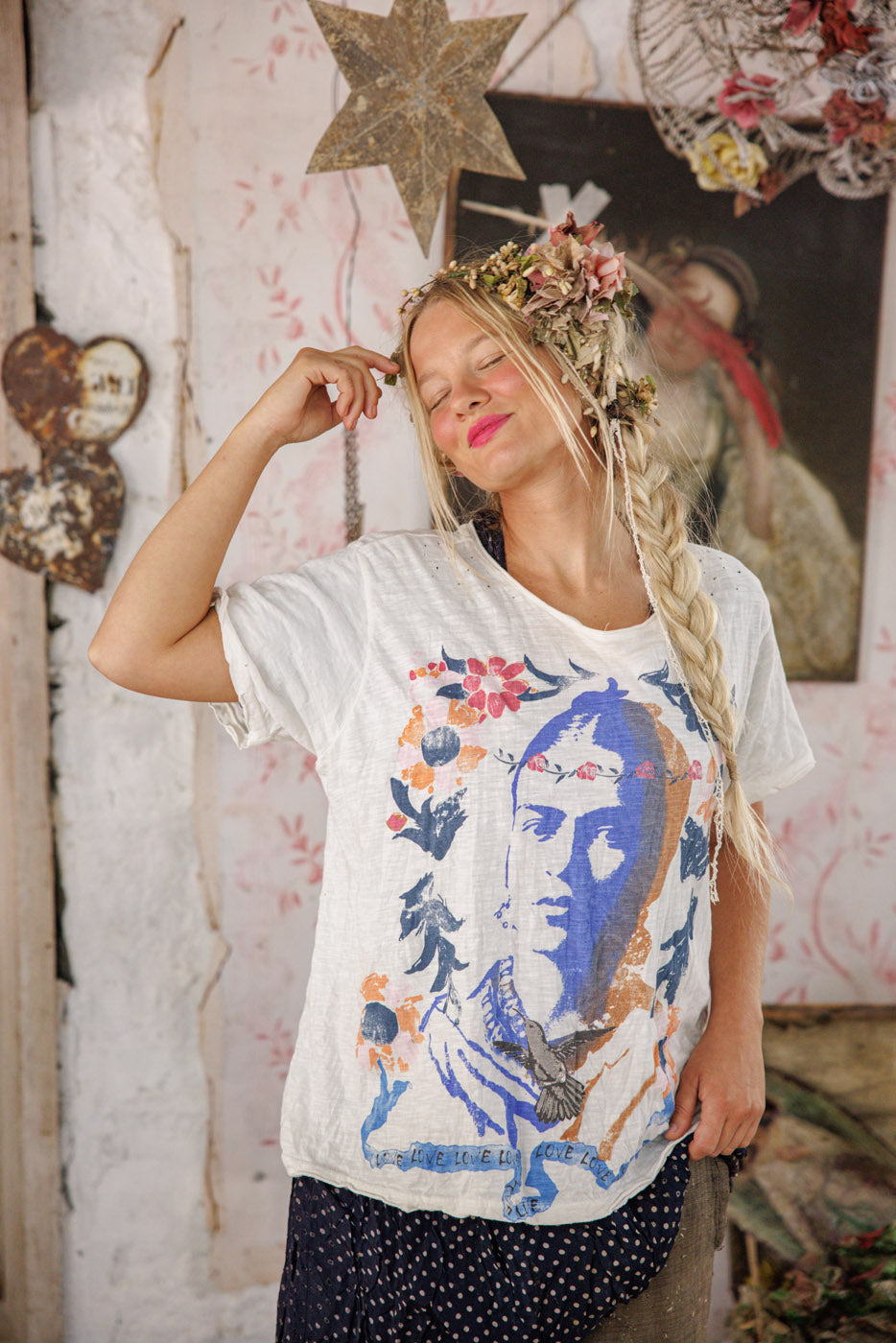 Magnolia Pearl Frida Baroque Tee 2359 - True