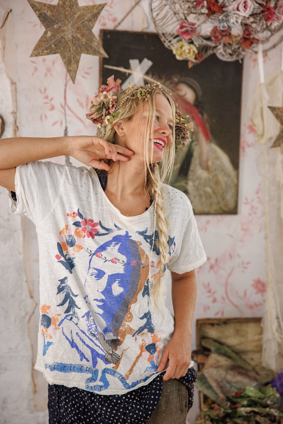Magnolia Pearl Frida Baroque Tee 2359 - True