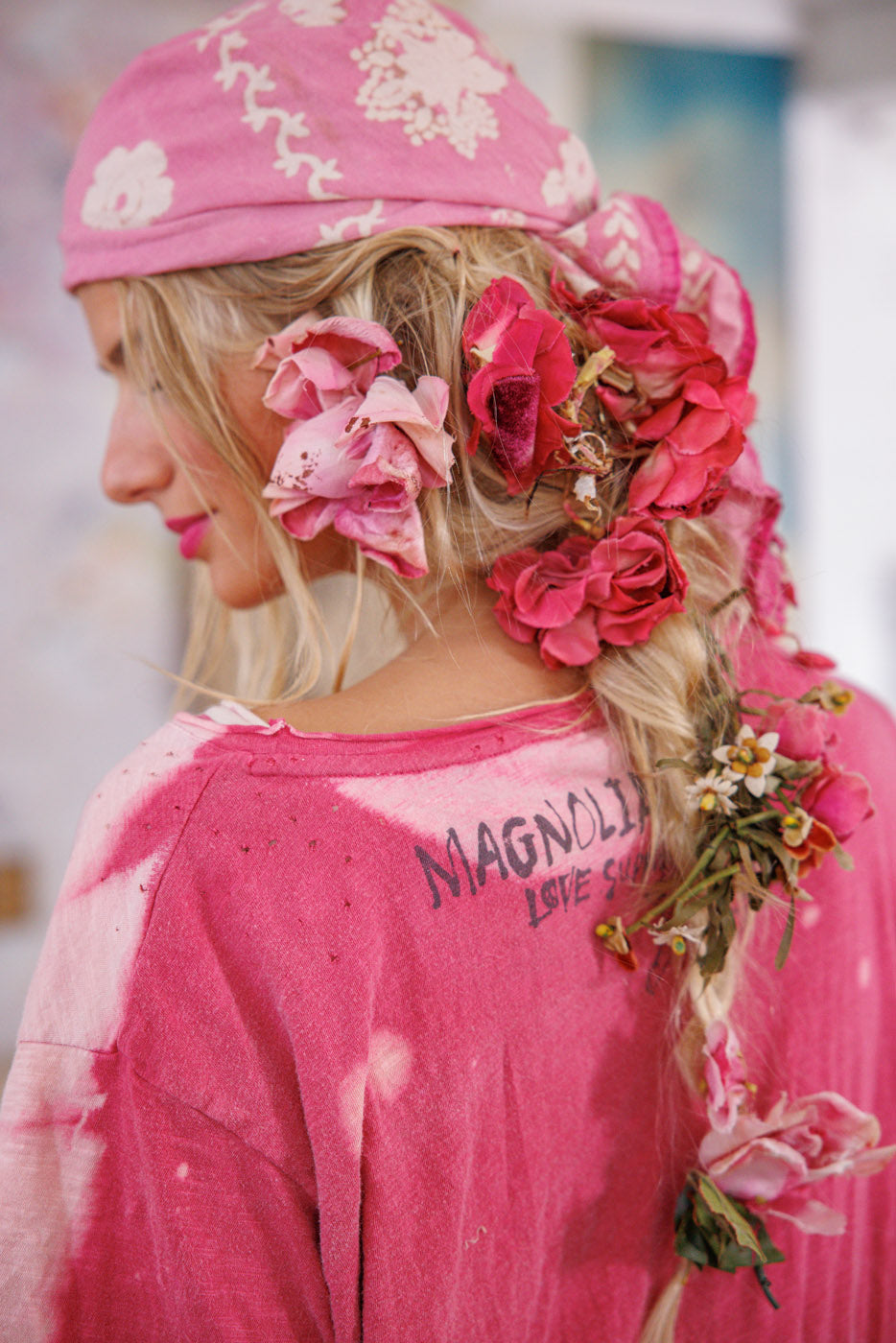 Magnolia Pearl Faded Heart Tee 2384 - Bandana