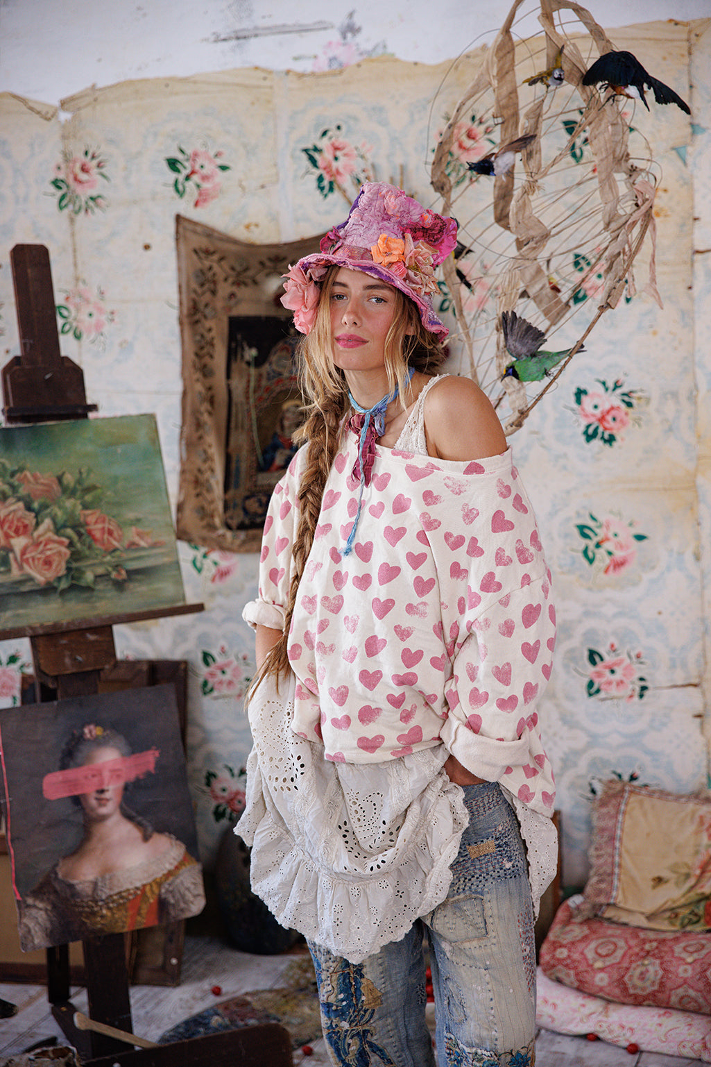 Magnolia Pearl Hermosa Sweatshirt 2396 - Ever Hearts