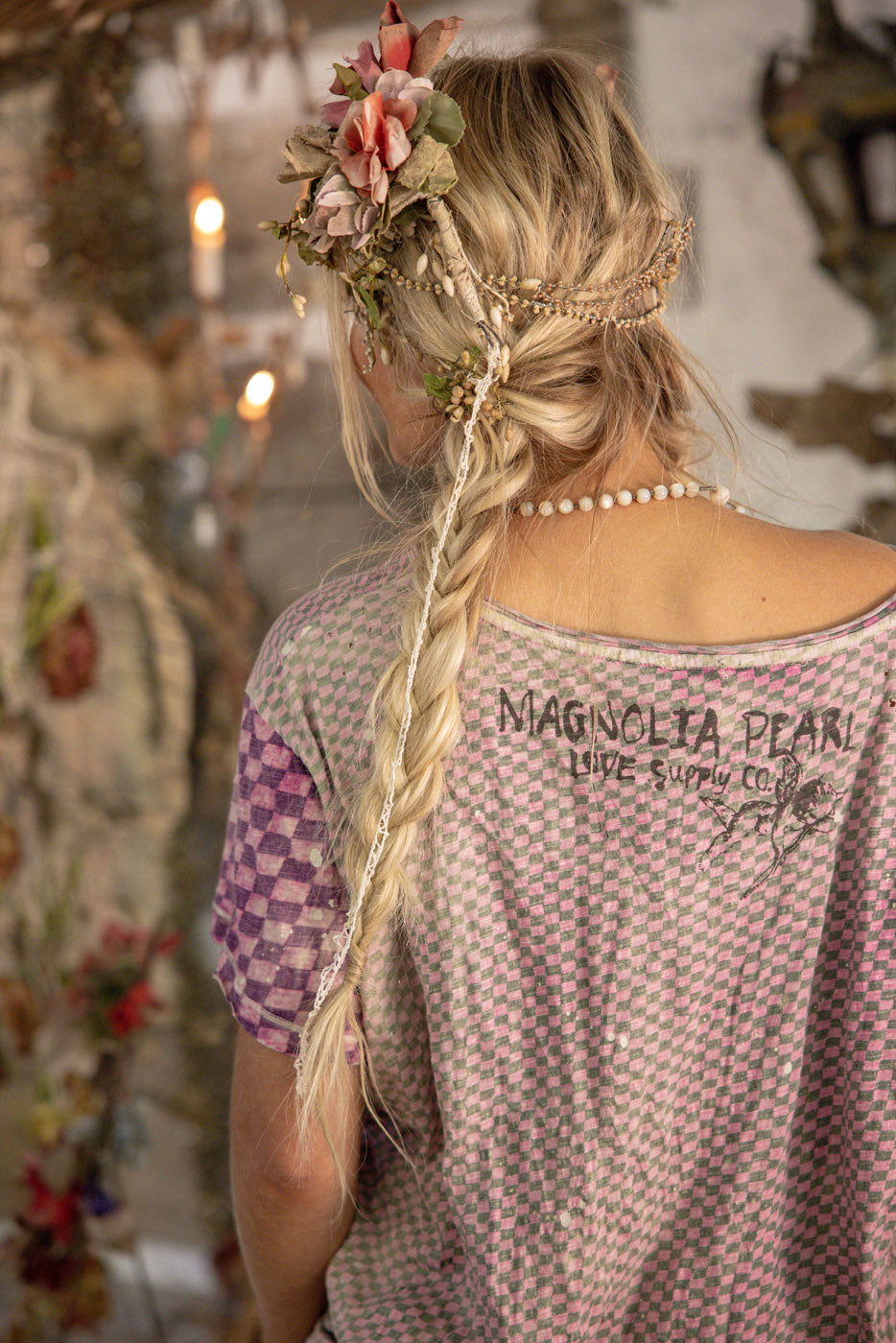 Magnolia Pearl Piecewise Pocket Tee 2405 - Hatter