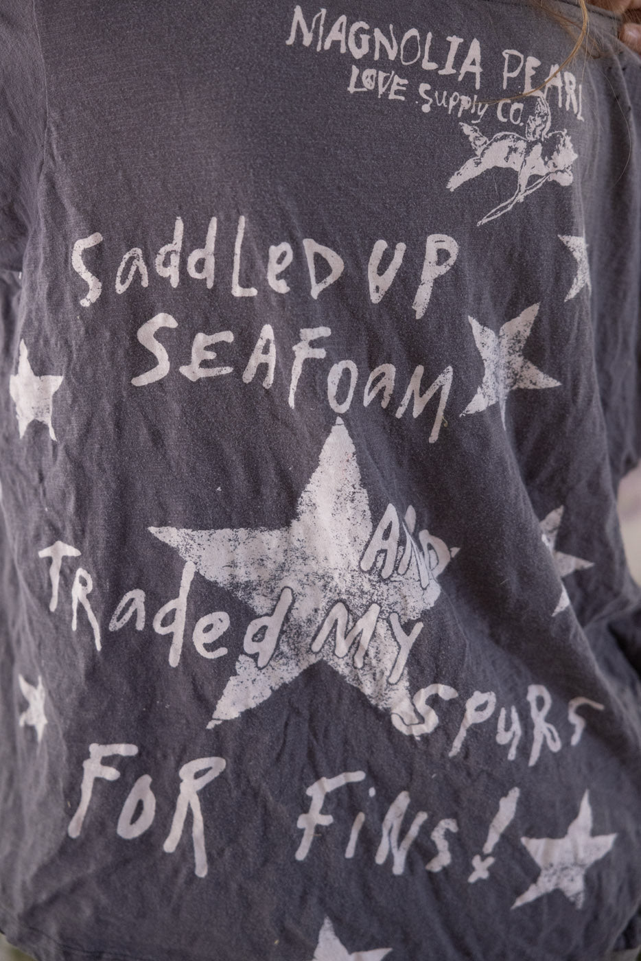 Magnolia Pearl My Spurs Cowabunga Tee 2435 - Ozzy