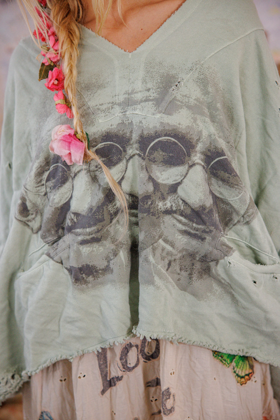 Magnolia Pearl Bapu Fritza Hoodie 2449 - Dove Ash
