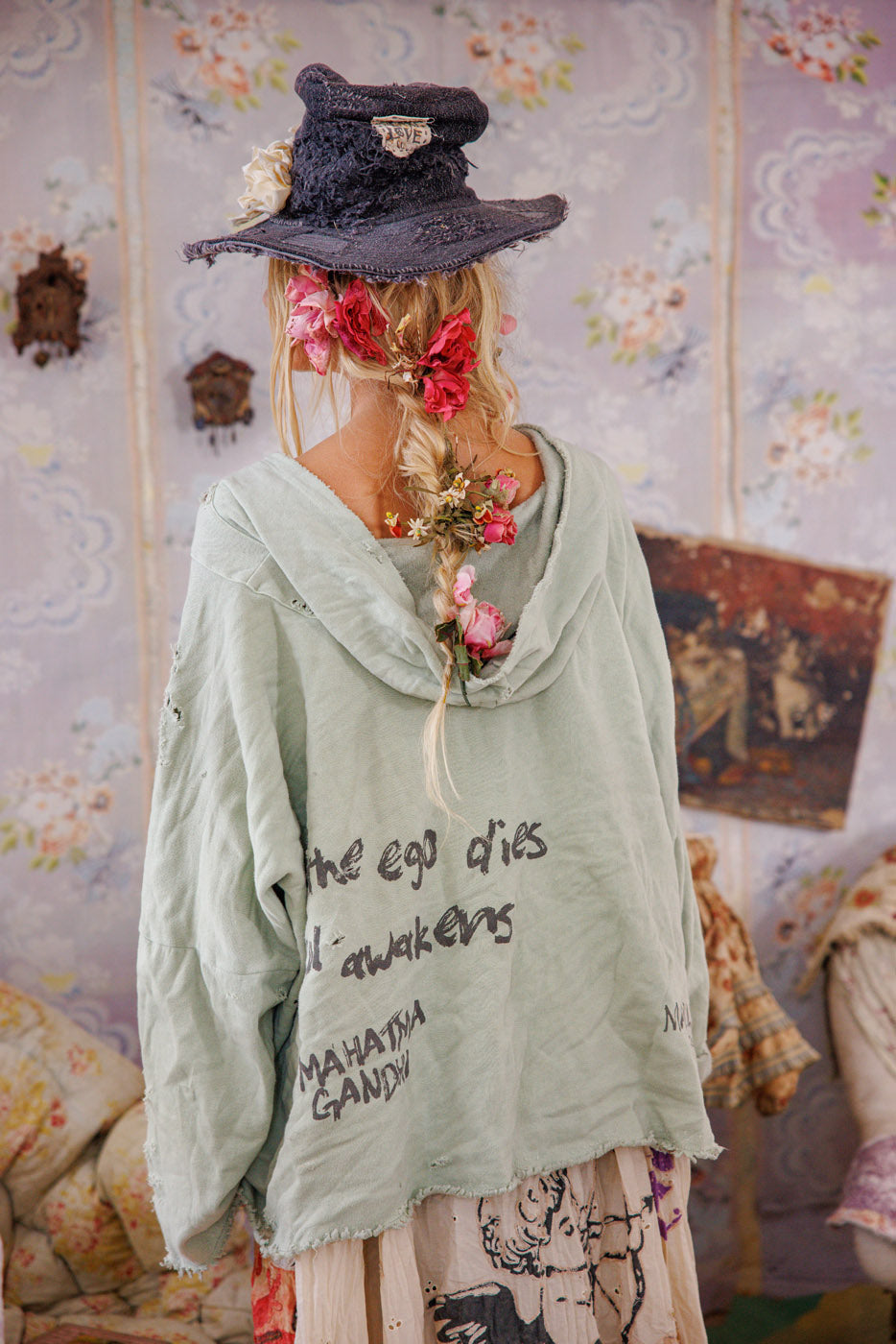 Magnolia Pearl Bapu Fritza Hoodie 2449 - Dove Ash