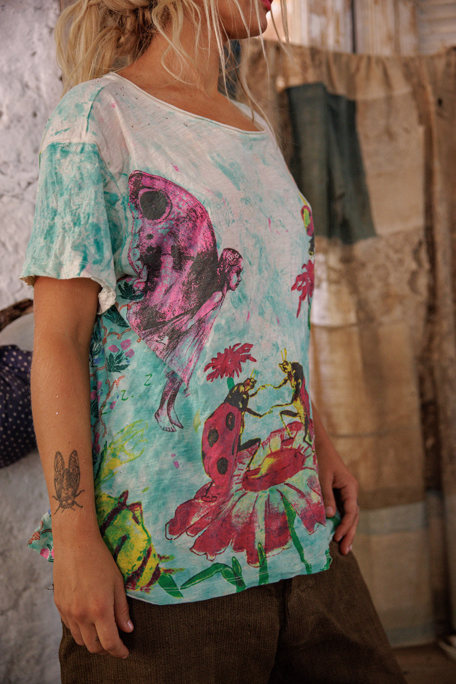 Magnolia Pearl Be My Ladybug Tee 2469 - Splendid