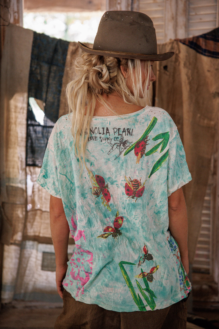 Magnolia Pearl Be My Ladybug Tee 2469 - Splendid