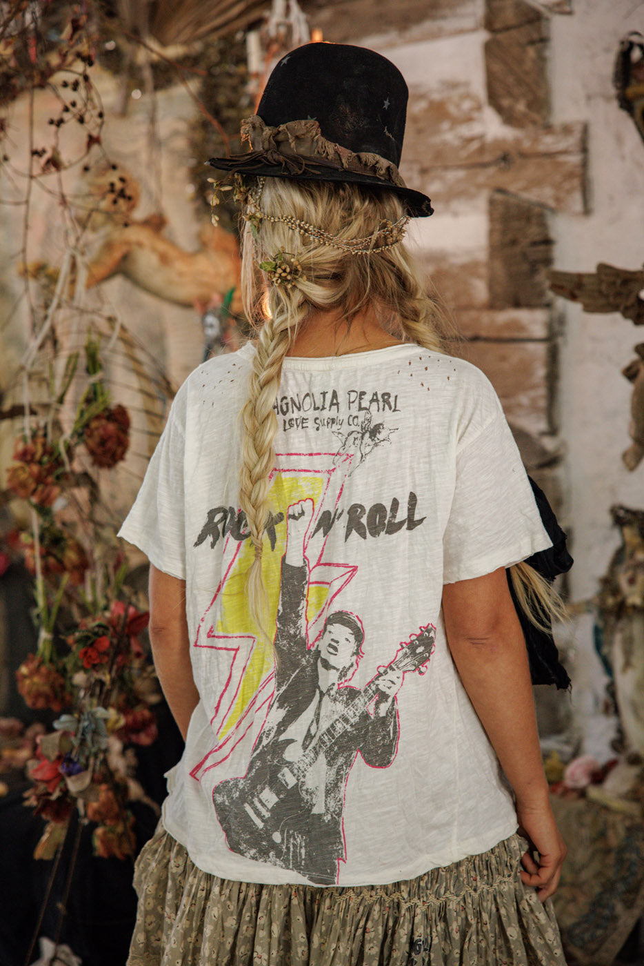 Magnolia Pearl AC/DC Rock N' Roll Tee 2570 - True