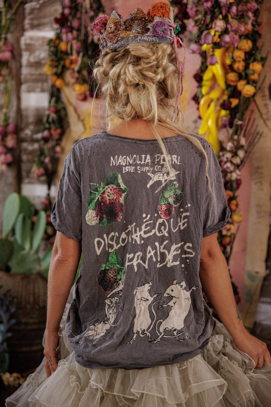 Magnolia Pearl Discotheque Fraises Tee 2663 - Ozzy