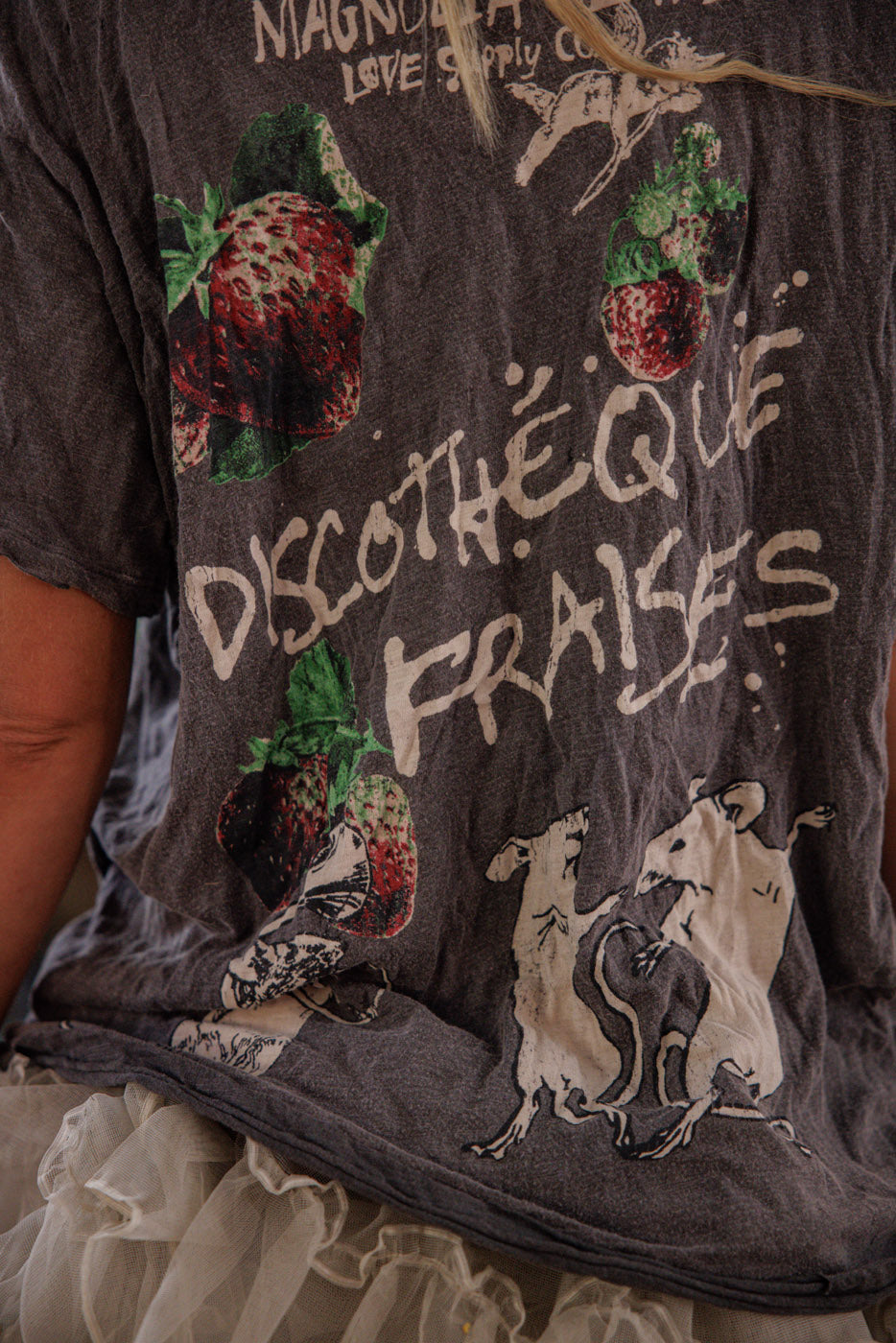 Magnolia Pearl Discotheque Fraises Tee 2663 - Ozzy