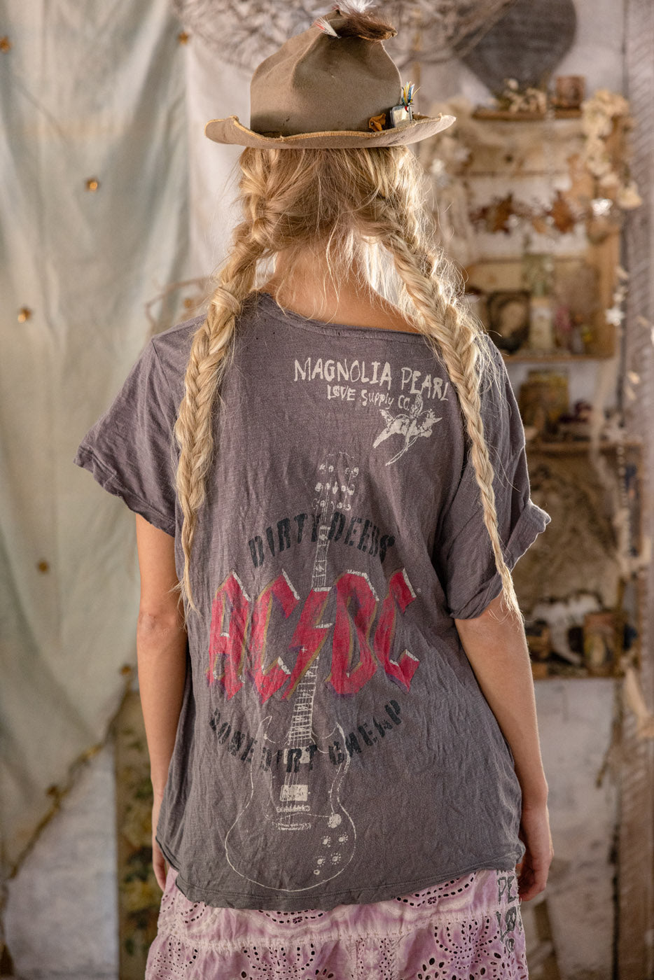 Magnolia Pearl AC/DC Dirty Deeds Tee 2683 - Ozzy