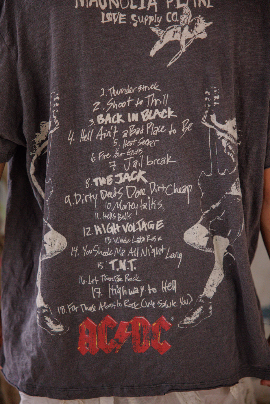 Magnolia Pearl AC/DC Live At Donington Tee 2684 - Ozzy