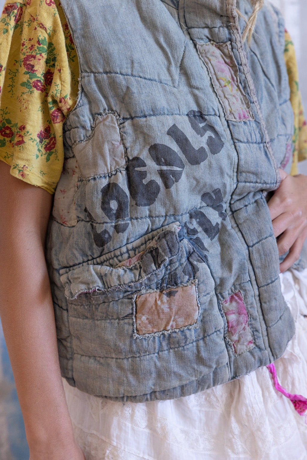 Magnolia Pearl Surf Fest Vest 069 - Washed Indigo