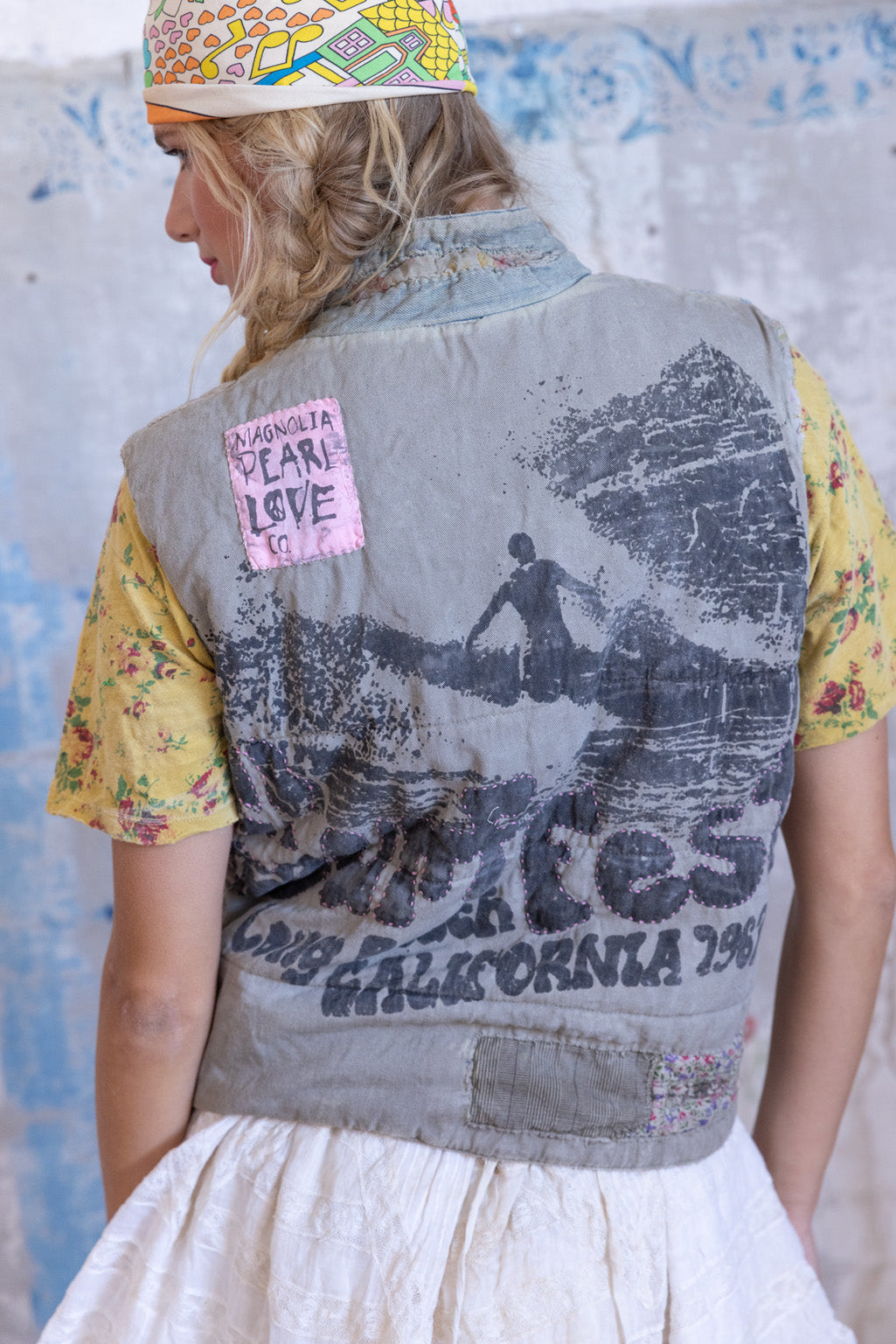 Magnolia Pearl Surf Fest Vest 069 - Washed Indigo