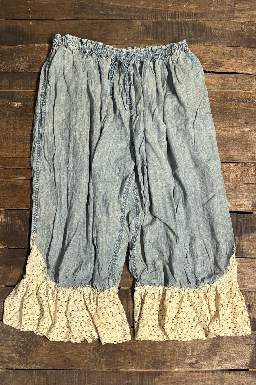 Jaded Gypsy Vintage Whispers Bloomers - Light Chambray - One Size