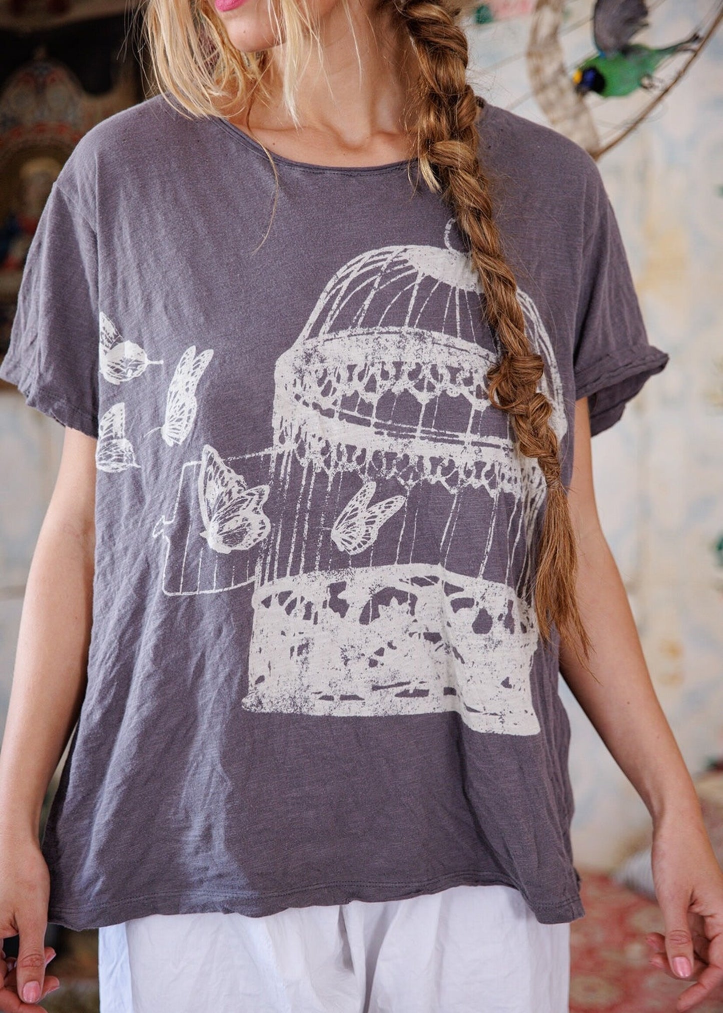 Magnolia Pearl Disturb the Universe Tee Top 2363 - Ozzy