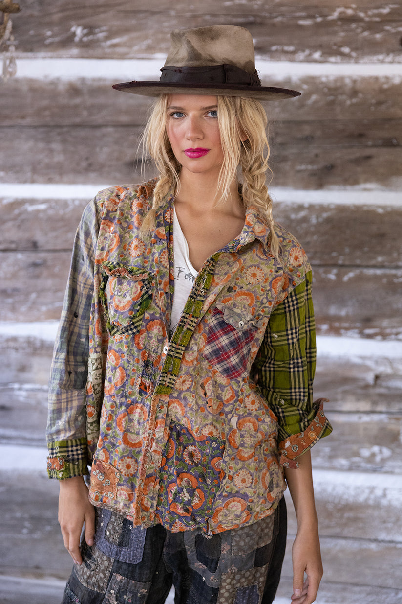 Magnolia Pearl Piecewise Kelly Western Shirt 1868 - Marrakech