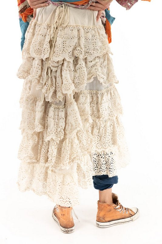 Magnolia Pearl Eyelet Angelique Skirt 116 - Moonlight