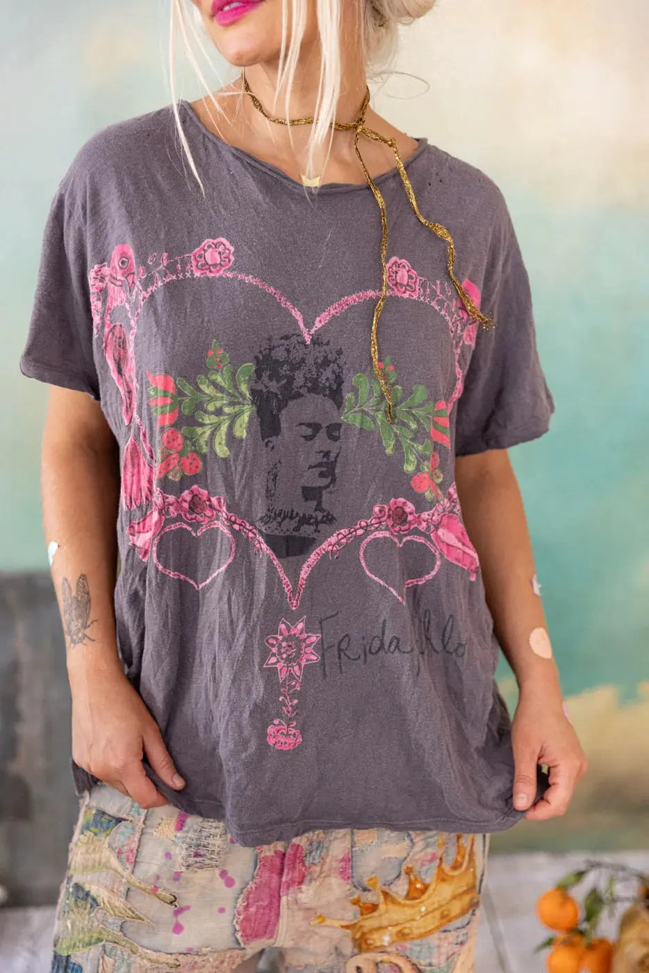 Magnolia Pearl Frida Corazón Luminoso Tee 2257 - Ozzy
