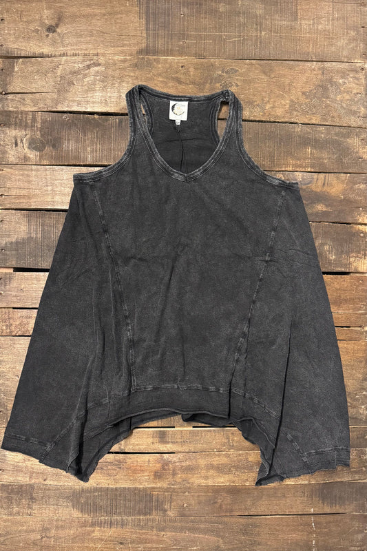Jaded Gypsy Beyond The Moon Tank - Vintage Black