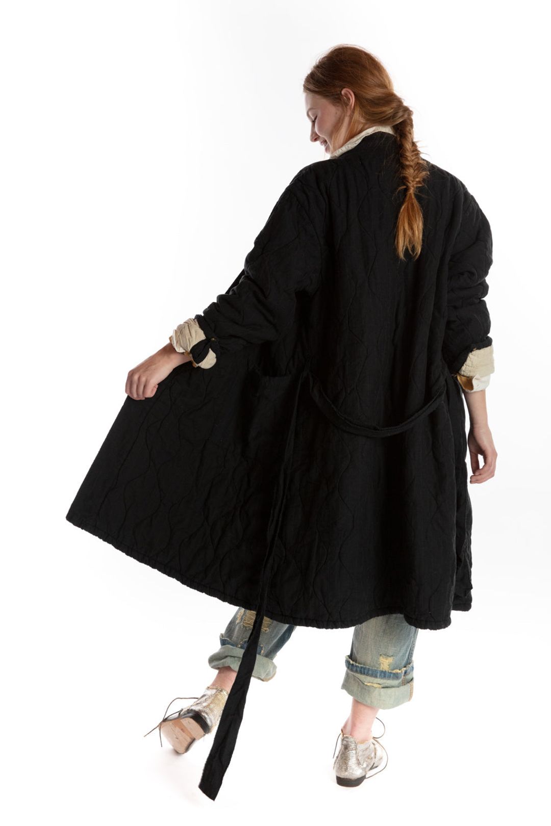 Magnolia Pearl Quilted Oro Coat 466 - Midnight