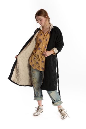 Magnolia Pearl Quilted Oro Coat 466 - Midnight