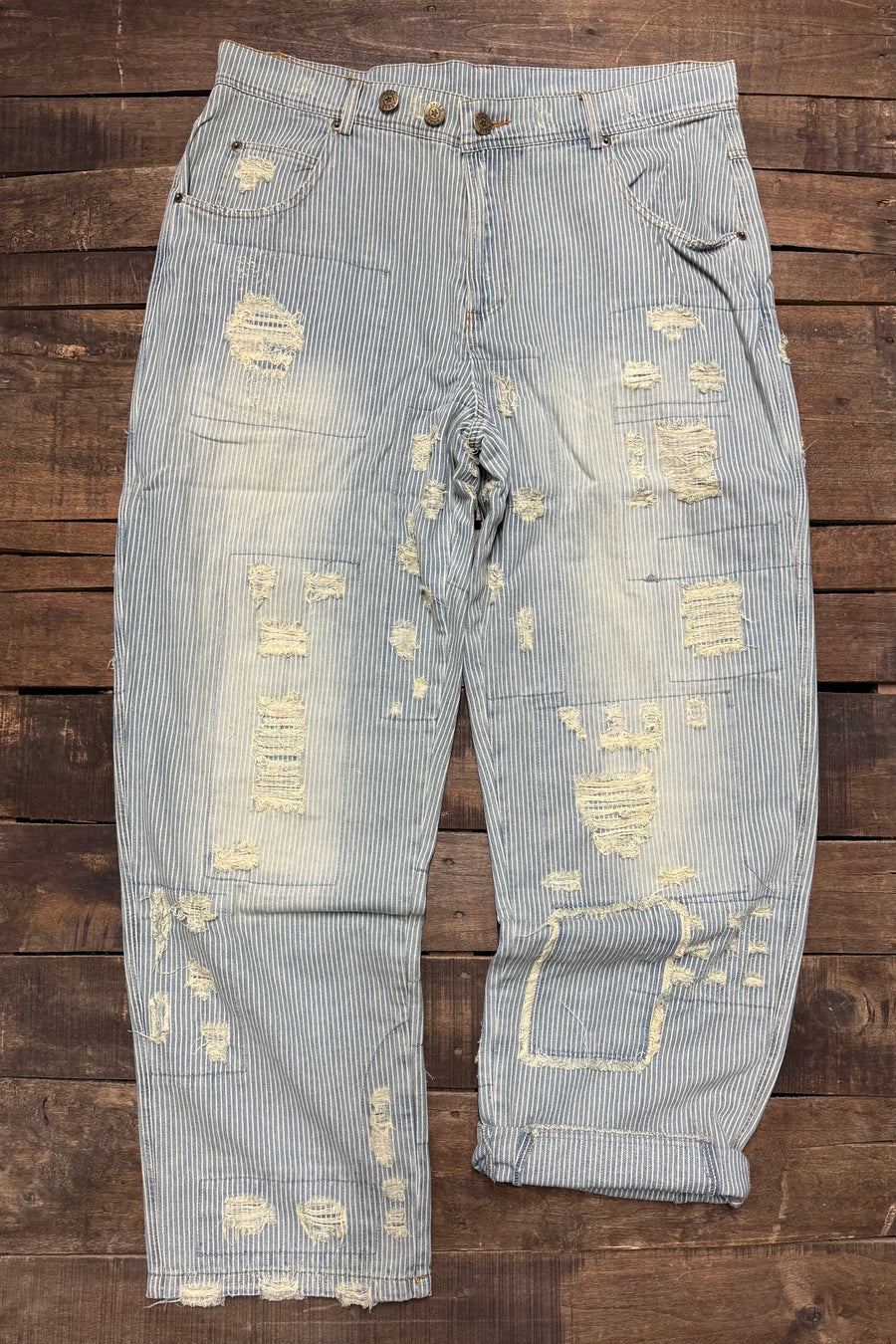 Jaded Gypsy Peace and Love Jeans - Blue Railroad