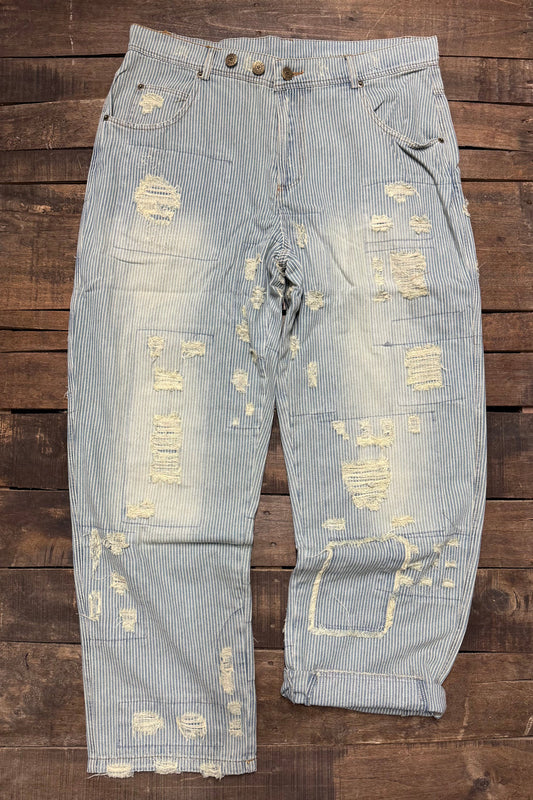 Jaded Gypsy Peace and Love Jeans - Blue Railroad