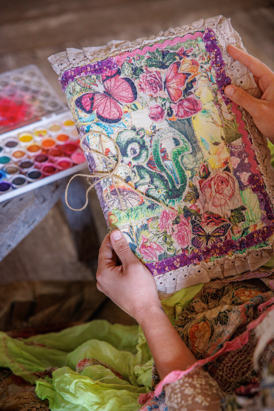 Magnolia Pearl Freddy Patchwork Notebook 048