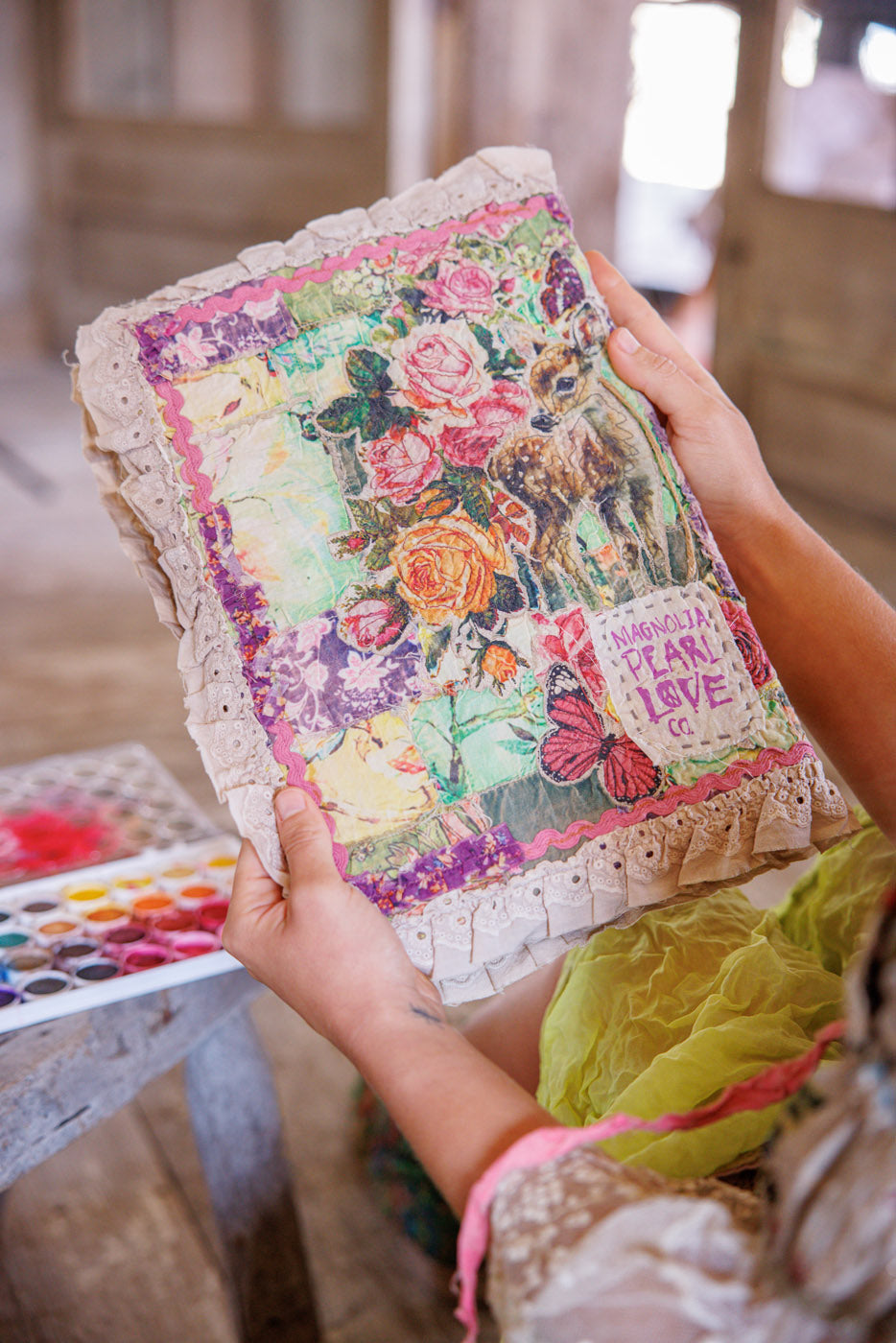 Magnolia Pearl Freddy Patchwork Notebook 048