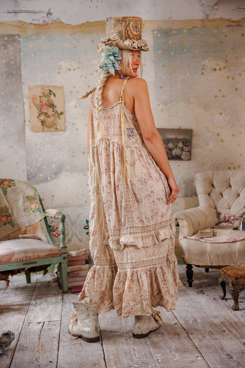 Magnolia Pearl Eyelet Esti Cami Dress 1107 - Brixton