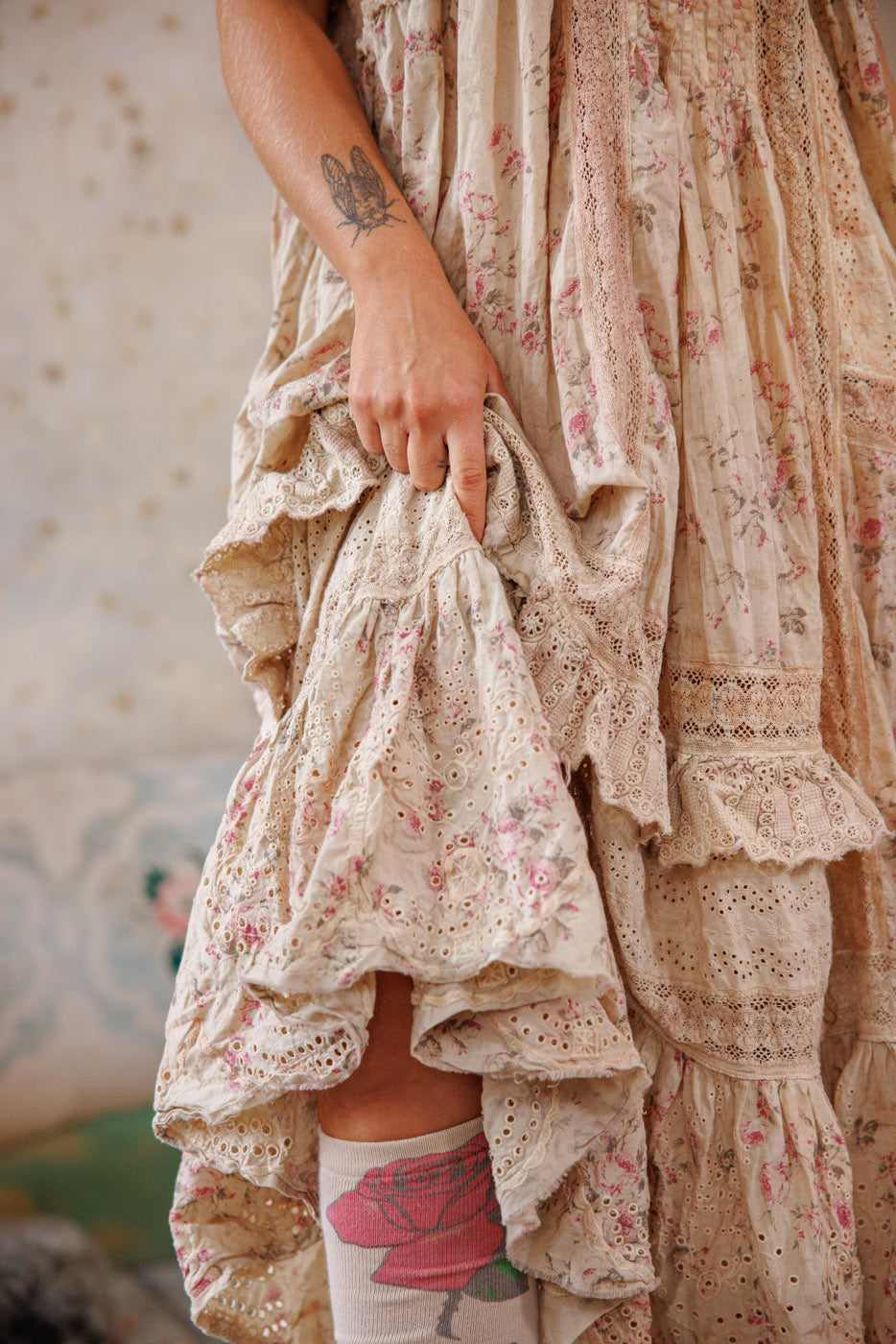 Magnolia Pearl Eyelet Esti Cami Dress 1107 - Brixton