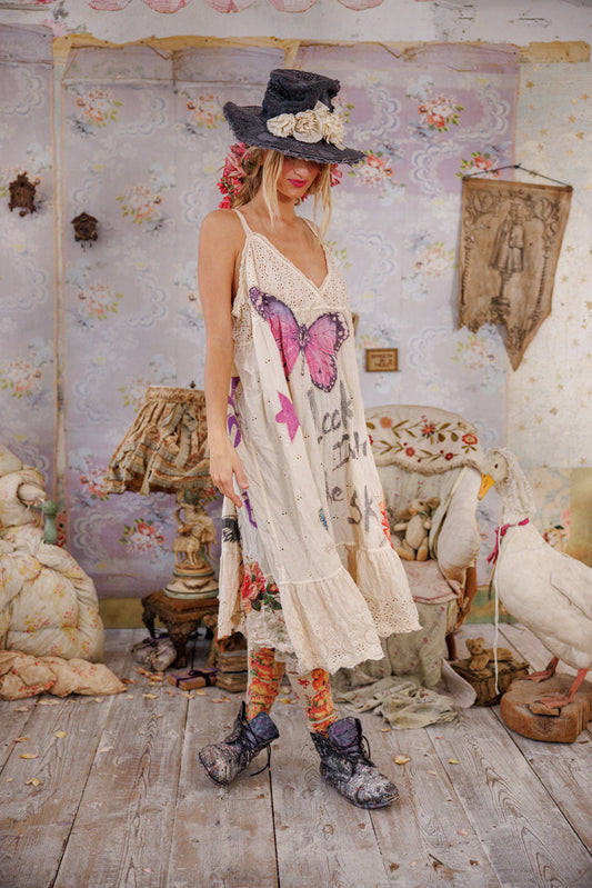 Magnolia Pearl Eyelet Avril Tank Dress Eyelet Avril Tank Dress 1218 - Moonlight