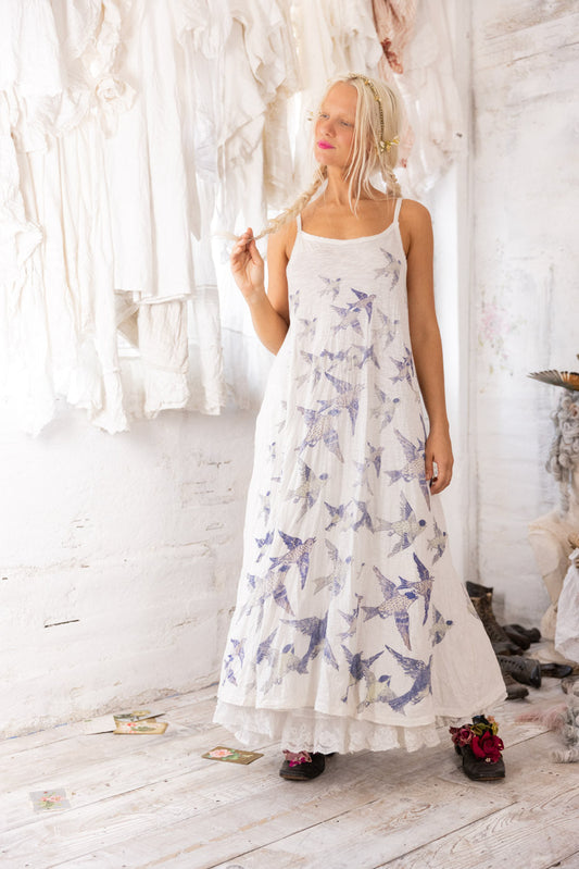 Bird Lana Tank Dress 1259 - Indigo Tribute