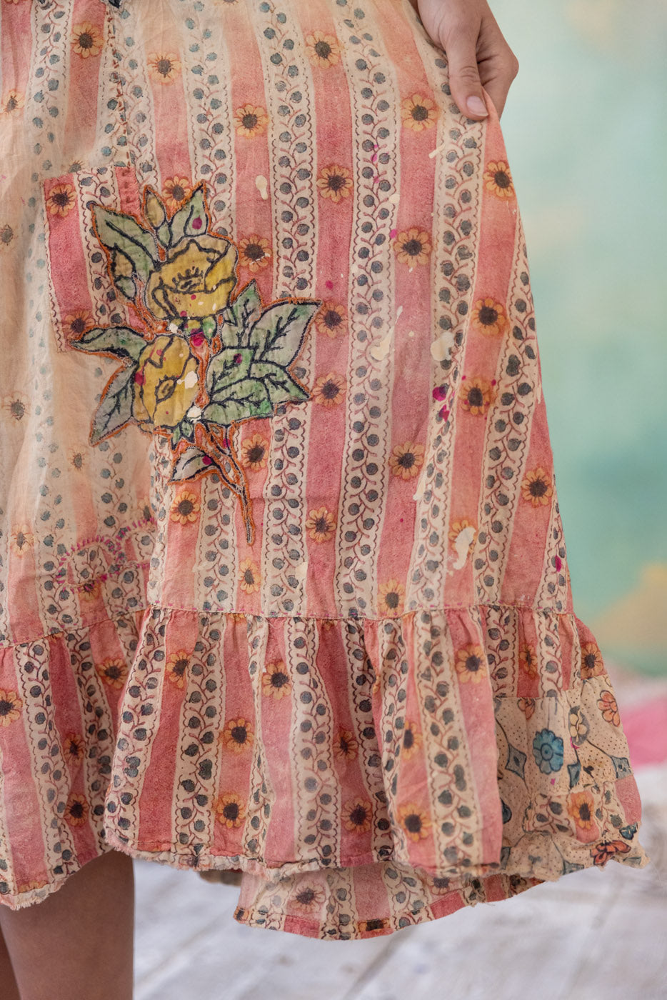 Magnolia Pearl FDLP Anastasia Dress 1276 Sunrise Daisy