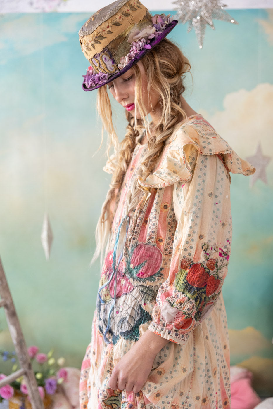 Magnolia Pearl FDLP Anastasia Dress 1276 Sunrise Daisy
