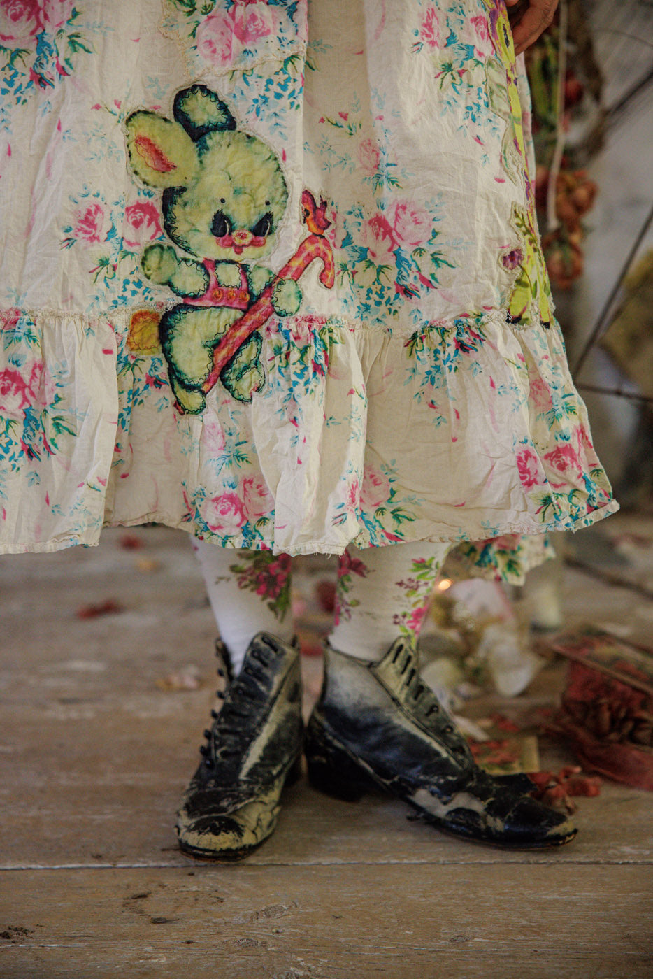 Magnolia Pearl Appliqué Vianney Slip Dress 1434 - Bed of Roses