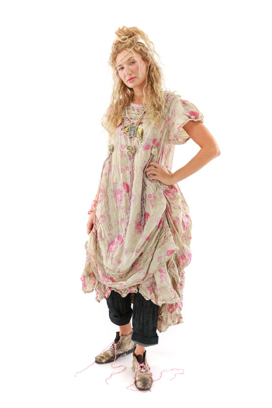 Jovenelle Gather Dress 861 - Orchid Bloom