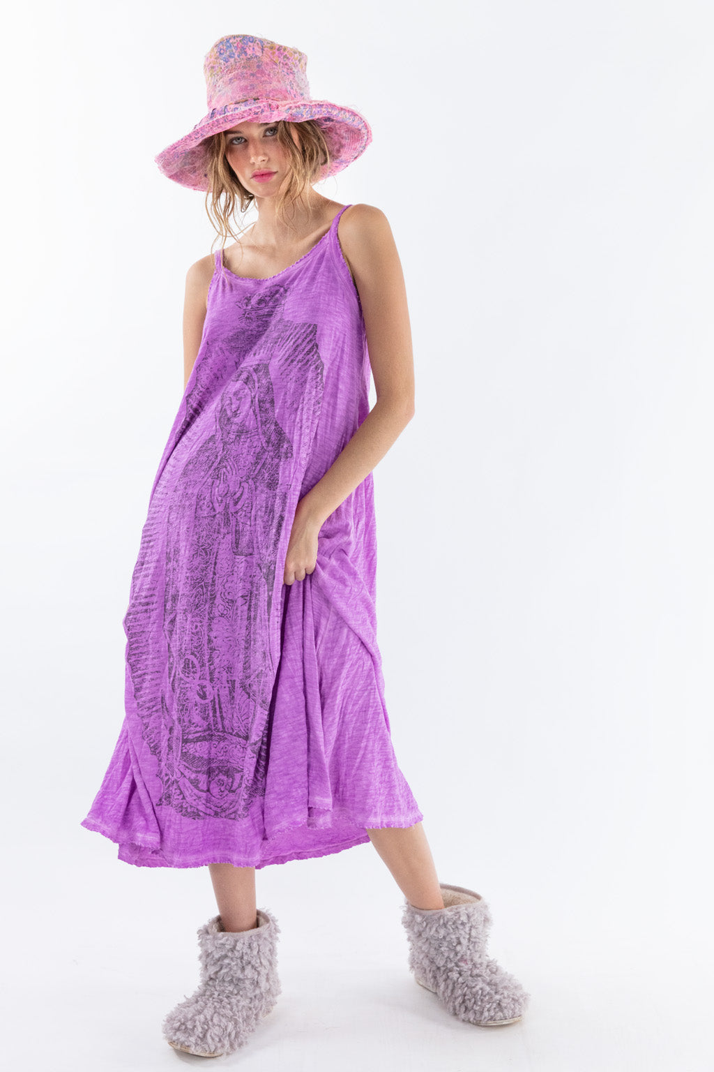 Guadalupe Lana Tank Dress - Allium