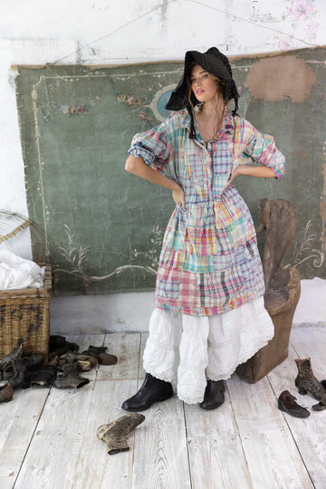 Patchwork Tora Dress 989 - Madras Rainbow