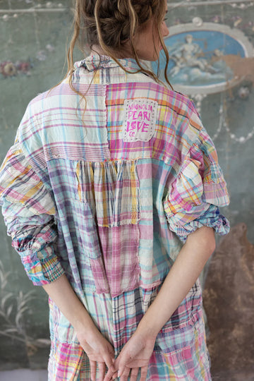 Patchwork Tora Dress 989 - Madras Rainbow