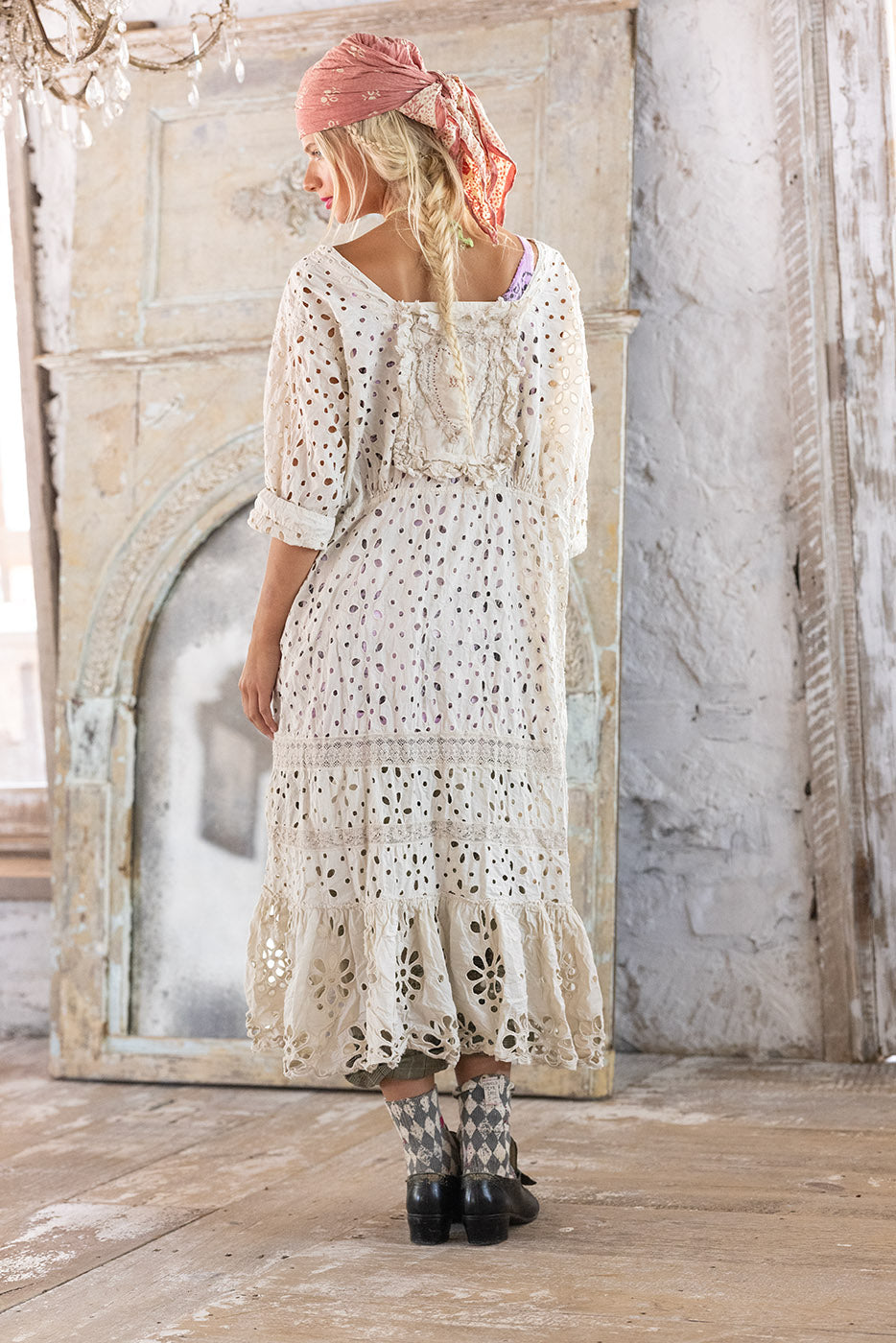 Eyelet Haru Dress 959 - Moonlight