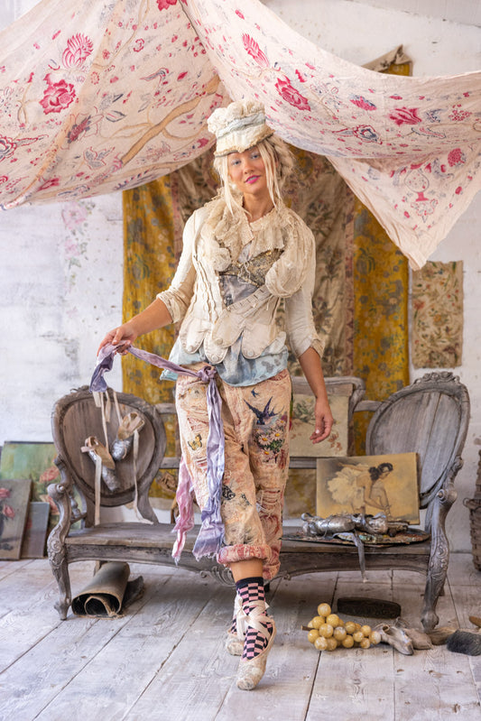 Magnolia Pearl Jacquard Appliqué Miner Denims 345 - Soleil En Rose