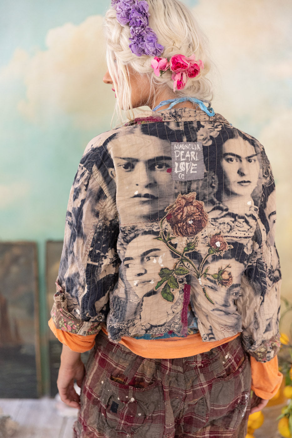 Magnolia Pearl Faces of Frida Kelley Jacket 1185 - Artist Shoot