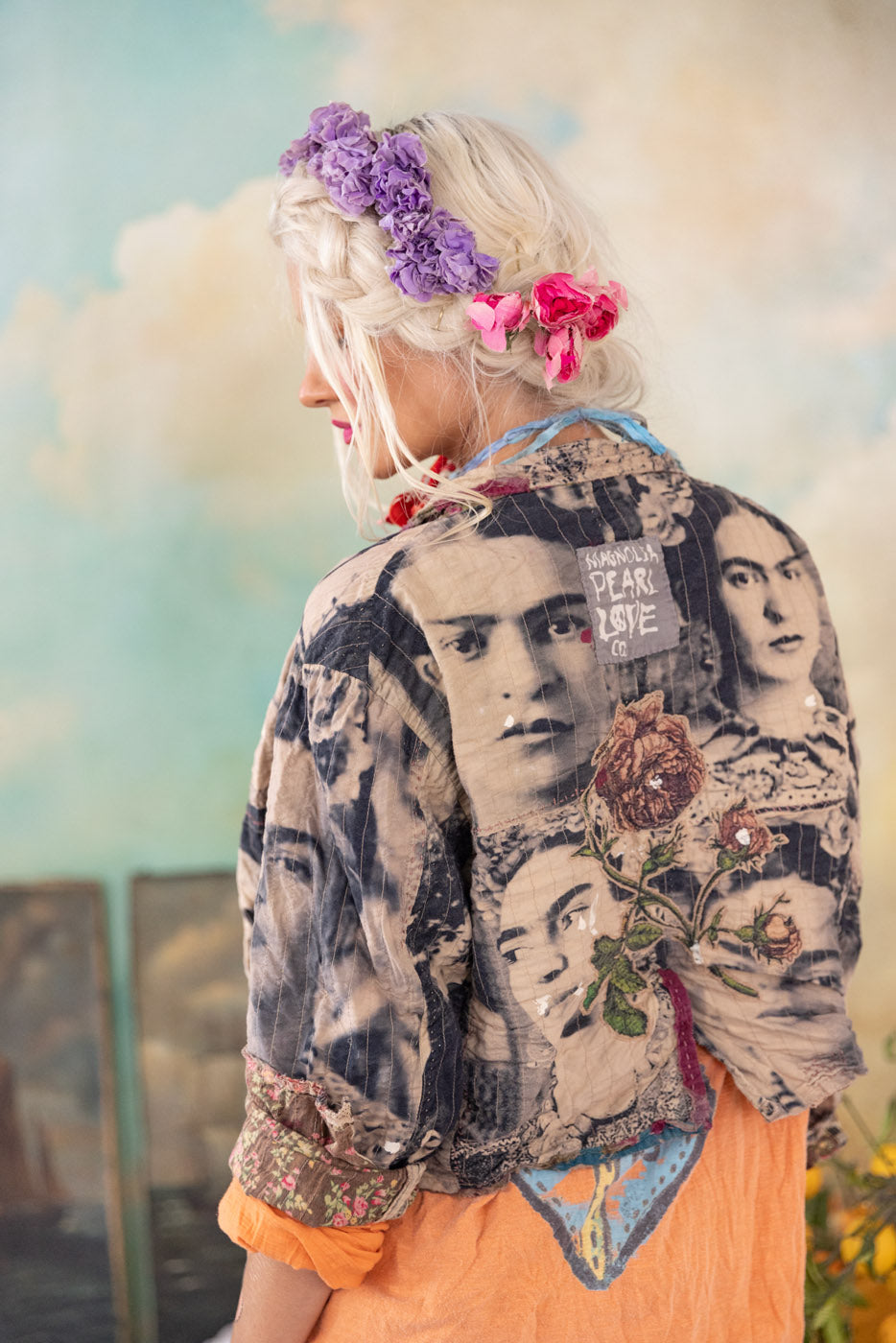 Magnolia Pearl Faces of Frida Kelley Jacket 1185 - Artist Shoot